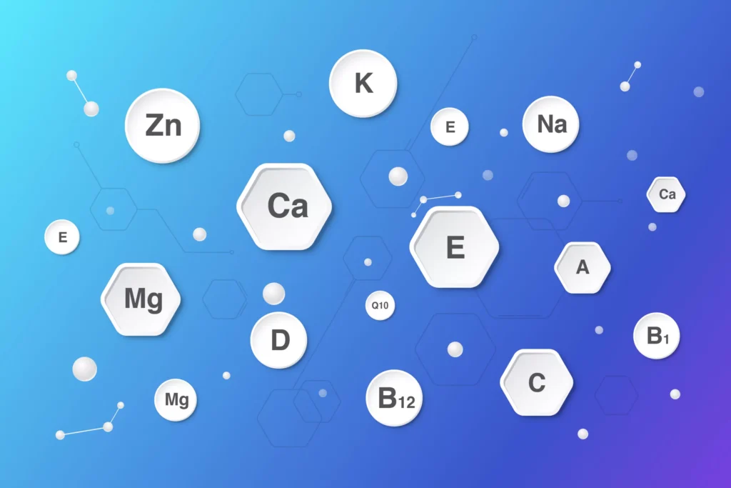 symbole chemiczne witamin